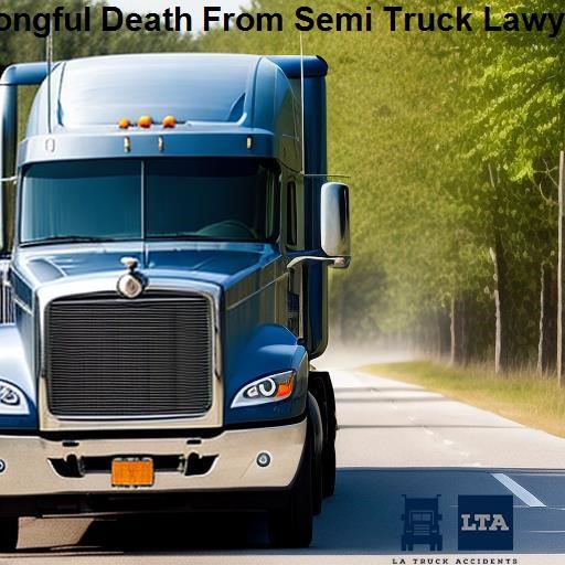 LA Truck Accidents Wrongful Death From Semi Truck Lawyer